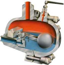 Gestra ball floated steam trap for high pressure (UNA39)