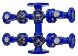 Gestra condensate distributor with stuffing box type shut-off valve (V20.8,V20.8K)